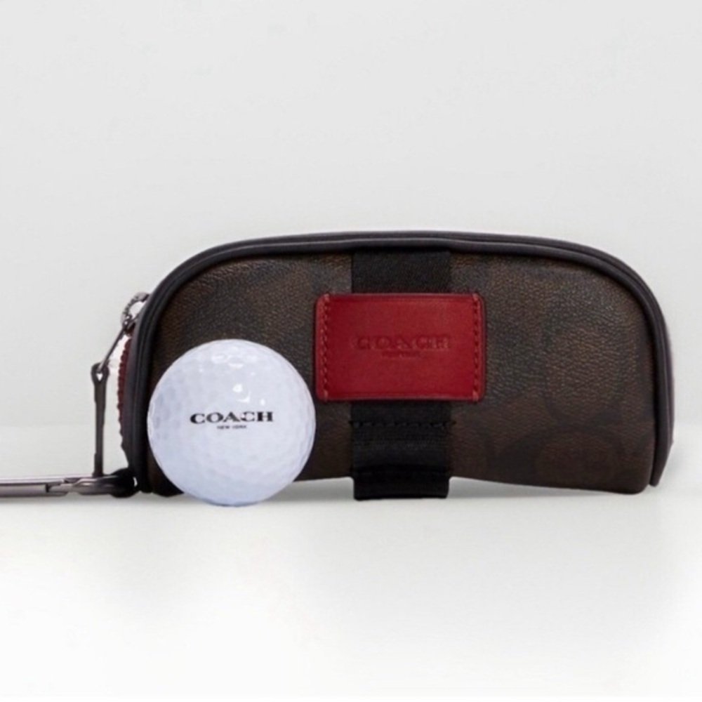 NWT COACH Golf Kit In Colorblock Signature Canvas C4267 AUTHENTIC